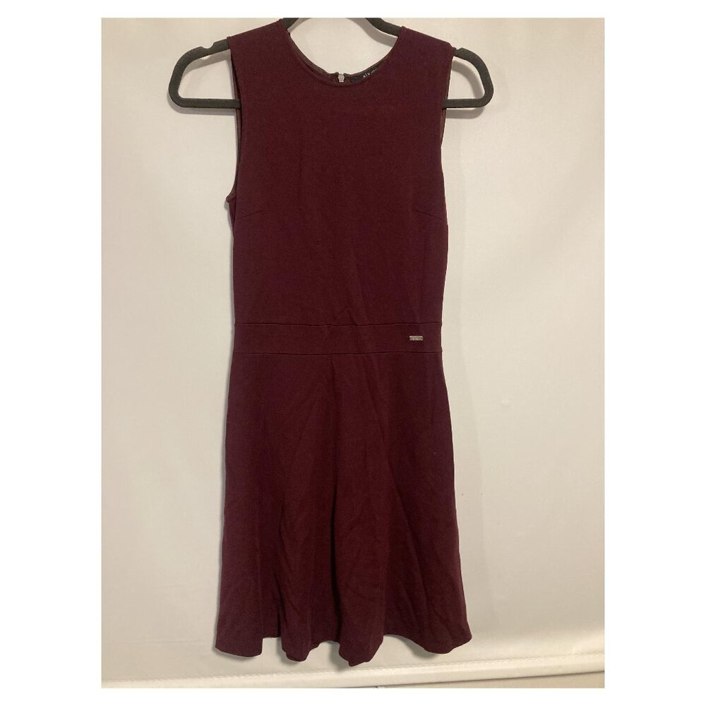 Armani Exchange Sleeveless Fit & Flare Dress – Size XS